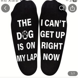 Dog On My Lap NONslip Socks